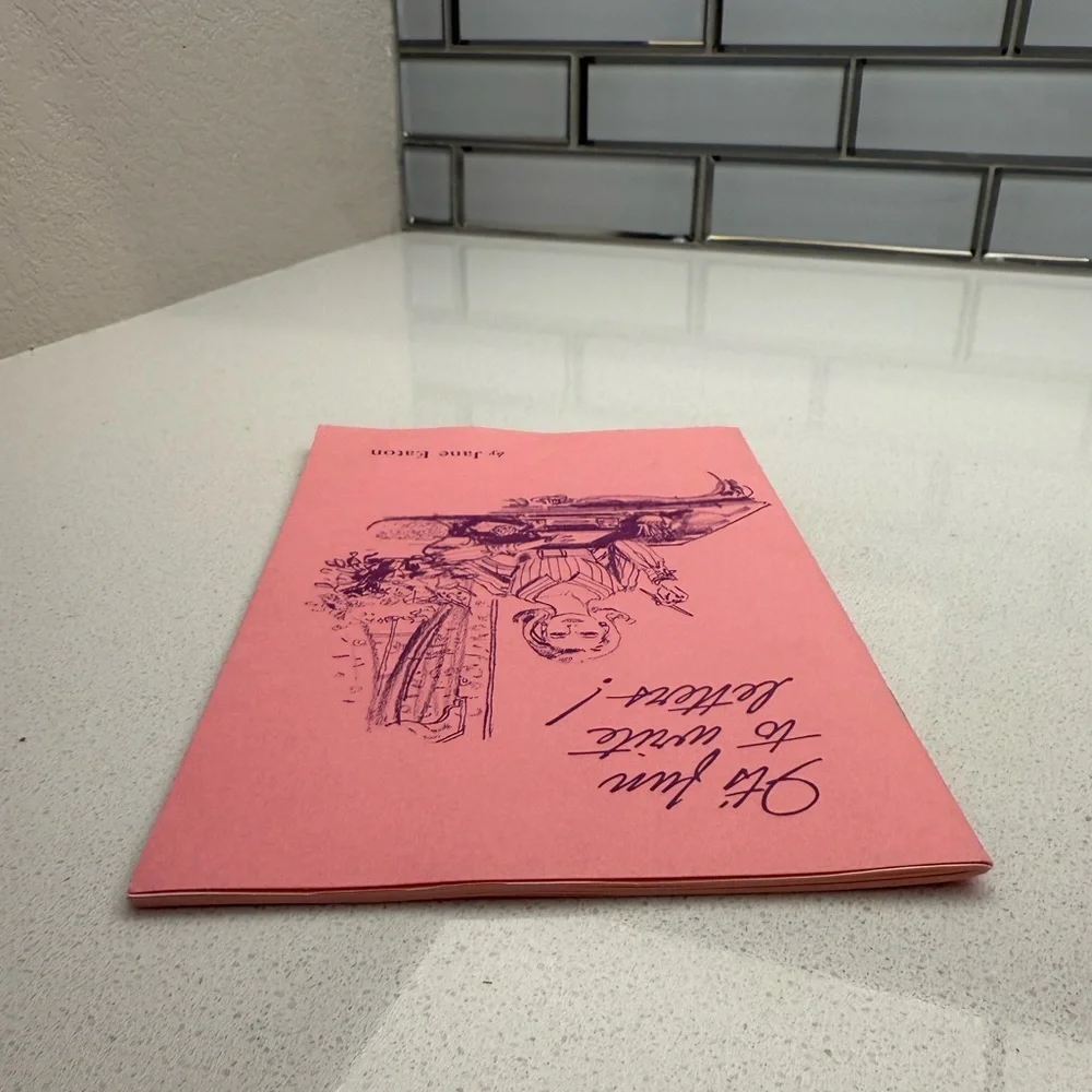 Vintage Collectible Booklet It's Fun to Write Letters Jane Eaton Pink 1973 - Picture 8 of 16